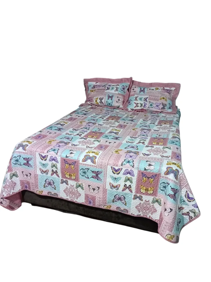 Jogo de Edredom Casal Borboletas