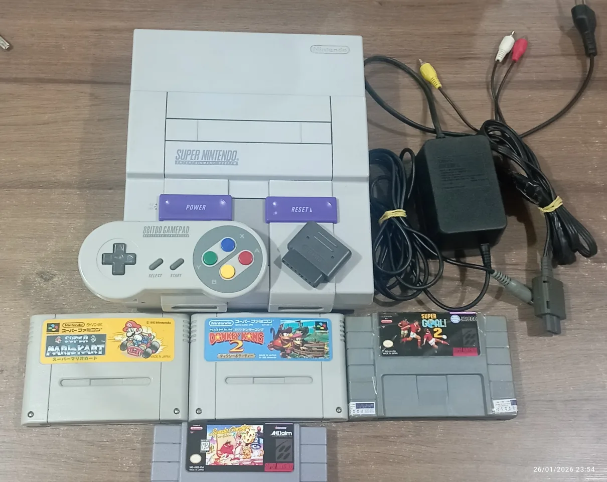 Venda: Super Nintendo Americano Original