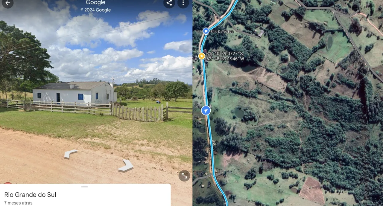 16 hectares com casa de 3 quartos em Cerrito