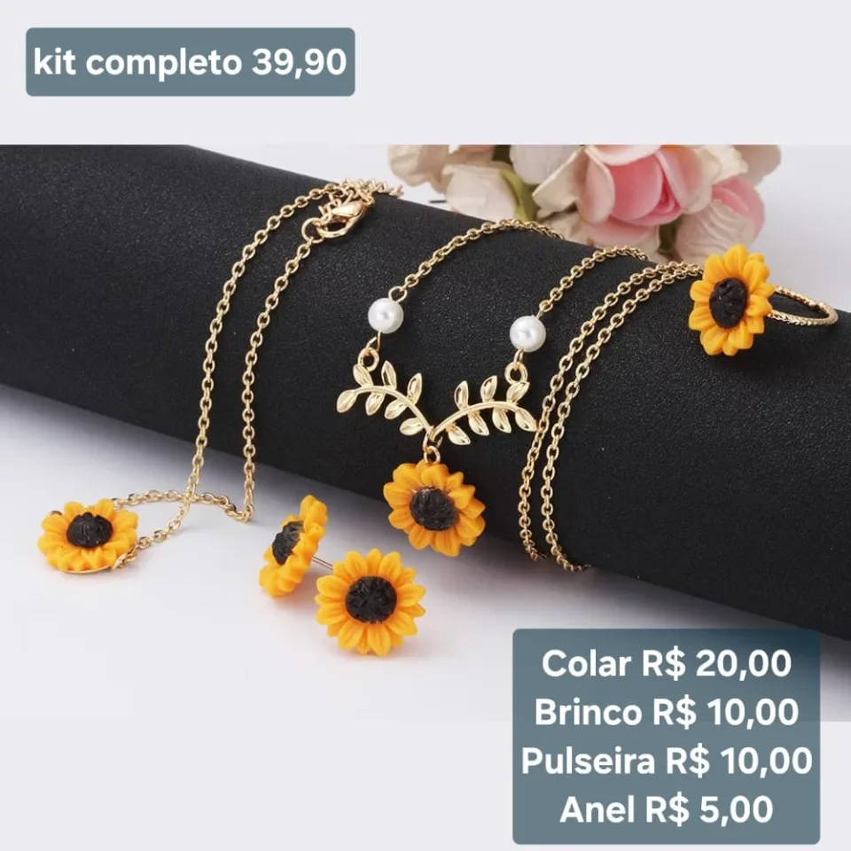 🌻 PRONTA ENTREGA – KIT GIRASSOL! 🌻